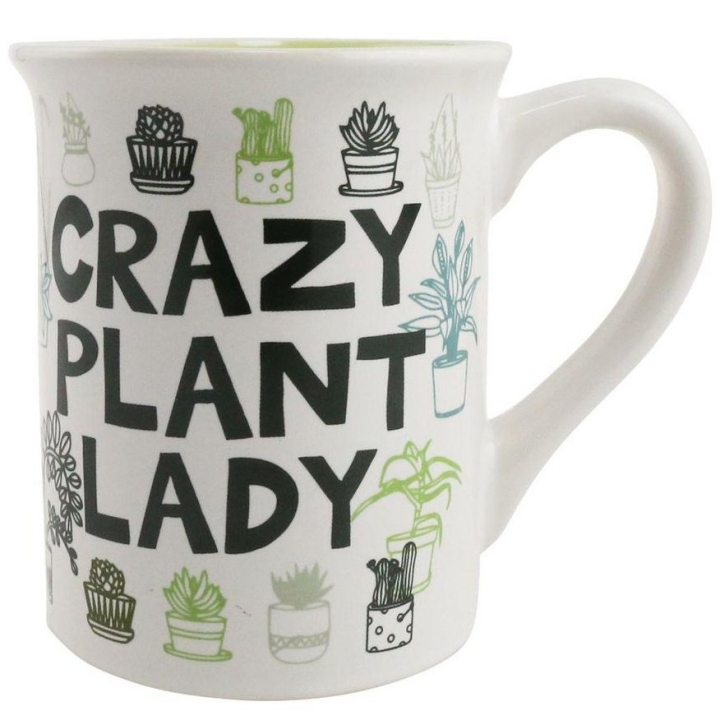 Our Name Is Mud 6012091N Mug Crazy Plant Lady Mug