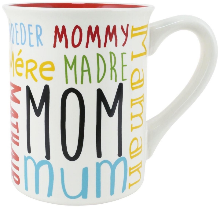 Our Name Is Mud 6012556 Mom Languages Mug Set of 2