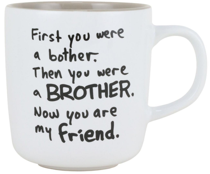 Our Name Is Mud 6012620N Brother 14 Ounce Mug Set of 2