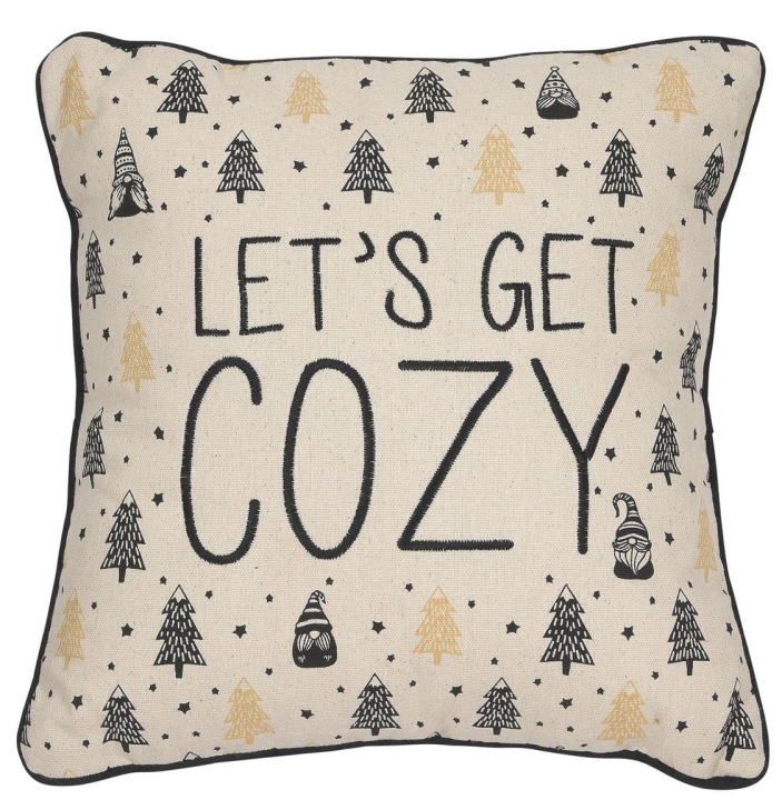 Our Name Is Mud 6013218 Lets Get Cozy Plush Pillow Set of 2