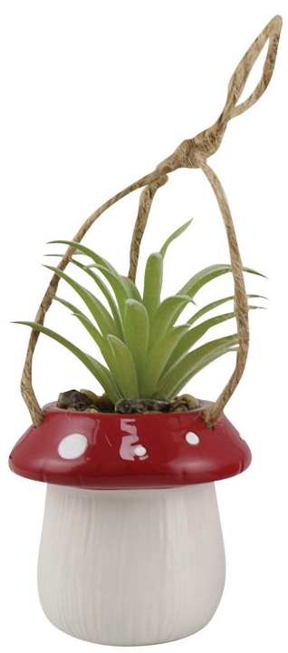 Our Name Is Mud 6013229 Hanging Mushroom Planter Set of 2