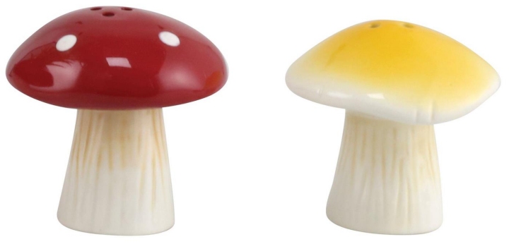 Our Name Is Mud 6013230 Mushroom Salt and Pepper Shakers