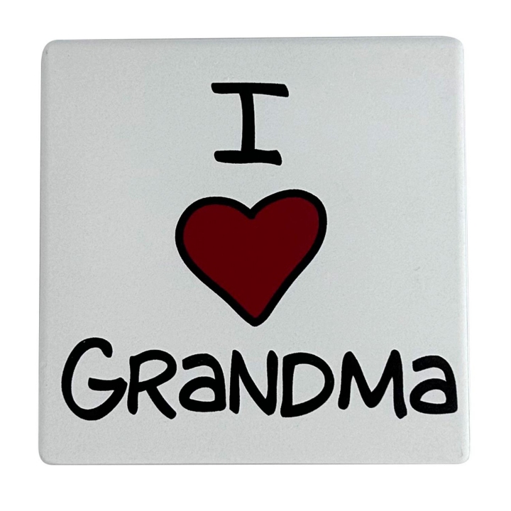 Our Name Is Mud 6013777 I Heart Grandma Coaster Set of 4