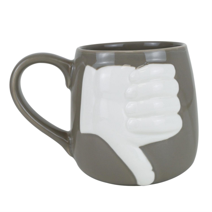 Our Name Is Mud 6018004N Sculpted Hand Nope Mug