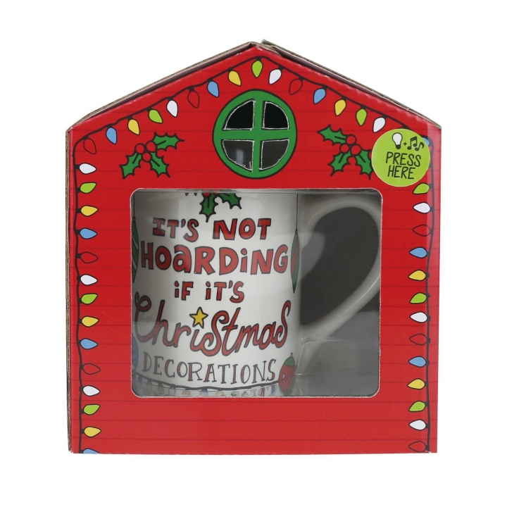 Our Name Is Mud 6018834N Xmas House Lighted Mug