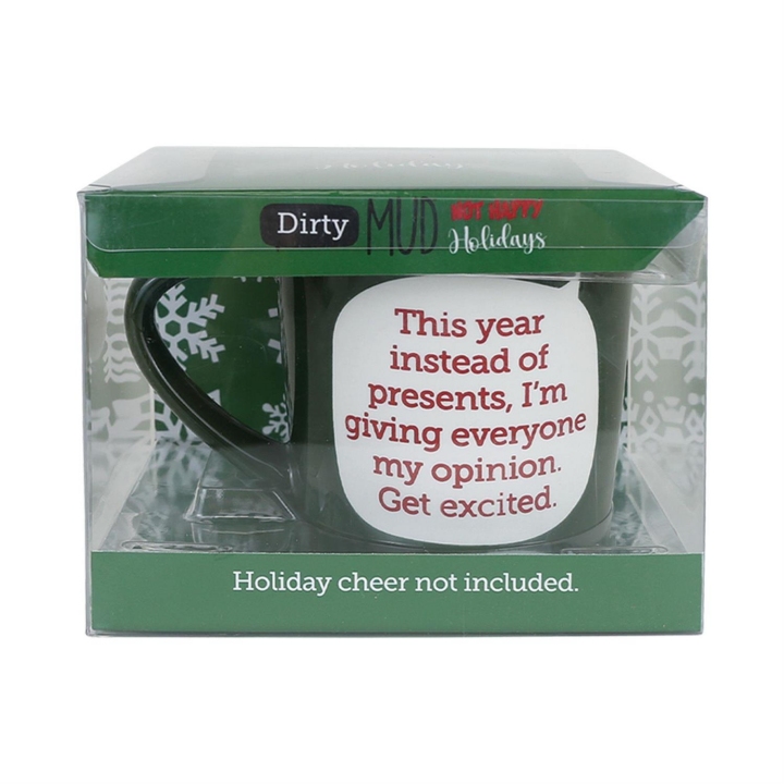Our Name Is Mud 6018867 Xmas Opinion Mug