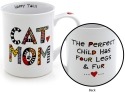 Our Name Is Mud 4041508 Cuppa Cat Mom Mug Set of 2