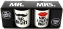 Our Name Is Mud 4041768 Set Mr Mrs Mug 2 Sets of 2