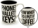 Our Name Is Mud 4044251 Phone Wallet Keys Mug Set of 2