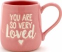 Our Name Is Mud 6000501 You Are Loved Etched Mug Set of 2