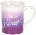 Our Name Is Mud 6005695 You Are Blessed Mug Set of 2