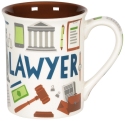 Our Name Is Mud 6005999 Lawyer Mug Set of 2