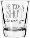 Our Name Is Mud 6006159N Wedding Shot Glass Set of 24
