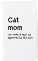 Our Name Is Mud 6006265 Cat Tea Towel - Set of 4