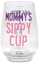 Our Name Is Mud 6006397 Glass Mommy Sippy Cup Wine Glass