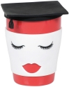 Our Name Is Mud 6006408 Silicone Grad Female Mug Set of 2