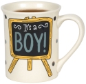 Our Name Is Mud 6006735 Gender Reveal Boy Mug Set of 2