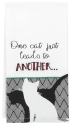 Our Name Is Mud 6007385 Cat Tea Towels Set of 4