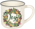 Our Name Is Mud 6007415 Country Living Wreath Mug Set of 2