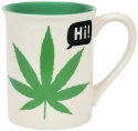 Our Name Is Mud 6008018 Leaf Mug Set of 2