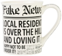 Our Name Is Mud 6008718 Fake News Over The Hill Mug Set of 2