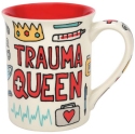 Our Name Is Mud 6009194 Trauma Queen Mug Set of 2