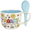Our Name Is Mud 6009198 Mommy Makes it Better Mug and Spoon Set