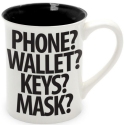 Our Name Is Mud 6009280 Phone Wallet Mask Mug Set of 2