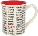 Our Name Is Mud 6009304 Thanks a Million Mug Set of 2