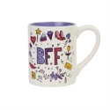 Our Name Is Mud 6009326 14 Ounce BFF Mug Set of 2