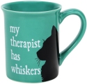 Our Name Is Mud 6009405 Mug Cat Therapy Mug Set of 2