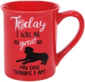 Our Name Is Mud 6009407 Pet Happy Friend Dog Mug Set of 2