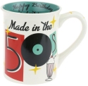 Our Name Is Mud 6010051 Made in 50s Mug Set of 2