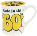 Our Name Is Mud 6010052 Made in 60s Mug Set of 2