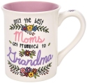 Our Name Is Mud 6010063 Promoted to Grandma Mug Set of 2