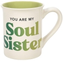 Our Name Is Mud 6010078 Soul Sisters Mug Set of 2