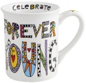 Our Name Is Mud 6010374N Foever Young Birthday Mug