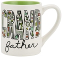 Our Name Is Mud 6010399 Simply Mud Grandfather Mug Set of 2