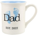 Our Name Is Mud 6010410 Dated Established Dad Mug Set of 2