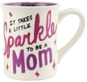 Our Name Is Mud 6010420 Glitter Mom Mug Set of 2