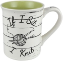 Our Name Is Mud 6010769 Country Living Knitting Mug Set of 2