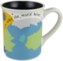 Our Name Is Mud 6011185 World Mug Set of 2