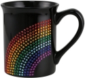 Our Name Is Mud 6011199 Rhinestone Rainbow Mug Set of 2