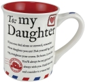 Our Name Is Mud 6011202 To My Daughter Mug Set of 2