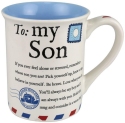 Our Name Is Mud 6011204 To My Son Mug Set of 2