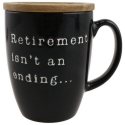 Our Name Is Mud 6012052 Retirement Mug and Lid Set Set of 2