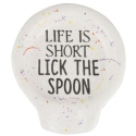Our Name Is Mud 6012099 Life is Short Spoon & Spoonrest
