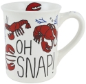 Our Name Is Mud 6012549 Oh Snap Lobster Mug Set of 2