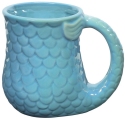 Our Name Is Mud 6012552 Sculpted Mermaid Tail Mug Set of 2