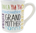 Our Name Is Mud 6012554 Grandmother Languages Mug Set of 2
